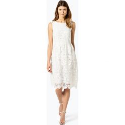 Esprit Collection - Sukienka damska, beżowy. Brązowe sukienki damskie Esprit Collection, w koronkowe wzory, z koronki, bez kołnierzyka, bez rękawów. Za 349,95 zł.