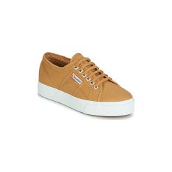 Buty Superga 2730 COTU. Brązowe trampki i tenisówki damskie Superga, bez wzorów, bez zapięcia. Za 349,00 zł.