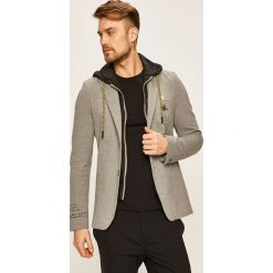Desigual - Marynarka. Szare garnitury męskie Desigual, bez wzorów, z elastanu. Za 649,90 zł.