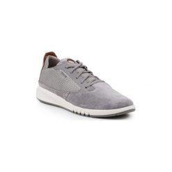 Buty Geox Buty Lifestylowe U Aerantis A U927FA-02243-C9007. Szare trampki męskie Geox, bez wzorów, bez zapięcia. Za 589,00 zł.