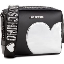 Torebka LOVE MOSCHINO - JC4033PP14LD200A Argento. Czarne listonoszki damskie marki Love Moschino. W wyprzedaży za 419,00 zł.
