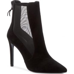 Botki damskie lity: Botki STUART WEITZMAN - Casino Black Suede