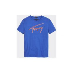 T-shirty z krótkim rękawem Dziecko Tommy Hilfiger KB0KB05130 TOMMY SUGNATURE. Niebieskie t-shirty chłopięce TOMMY HILFIGER, bez wzorów, z krótkim rękawem. Za 135,22 zł.