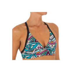 Góra kostiumu kąpielowego BEA NCOLO damska. Brązowe t-shirty damskie marki OLAIAN, bez wzorów, z elastanu, sportowe, z dekoltem na plecach. Za 59,99 zł.