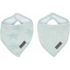 Bebe-Jou Śliniaczek Trójkątny Fabulous Frosted, 2 Sztuki, Morning Mint. Zielone śliniaki marki Bebe-Jou. Za 45,00 zł.
