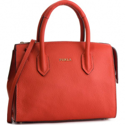Torebka FURLA - Pin 1000132 B BMN1 OAS Vermiglio f. Czerwone torebki klasyczne damskie Furla, bez wzorów, ze skóry, klasyczne, bez dodatków. W wyprzedaży za 899,00 zł.