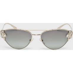 Versace - Okulary 0VE2195B.125211.56. Żółte okulary przeciwsłoneczne damskie marki VERSACE. Za 899,90 zł.