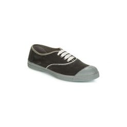 Buty Bensimon TENNIS VELVET PIPING. Szare trampki i tenisówki damskie Bensimon, bez wzorów, bez zapięcia. Za 159,20 zł.