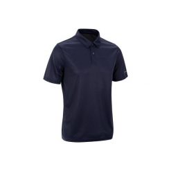 Koszulka polo tenisowa Dry 100 męska. Niebieskie koszulki męskie ARTENGO, xl, bez wzorów, z poliesteru, bez rękawów. Za 19,99 zł.