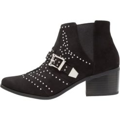 Botki damskie: Miss Selfridge DELTA Botki kowbojki i motocyklowe black