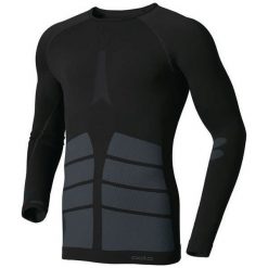 Odlo Koszulka męska Evolution Warm czarna r. XXL (180902). Czarne koszulki sportowe męskie marki Odlo, m. Za 269,95 zł.
