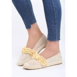 Beżowe Espadryle Yes Y'All. Brązowe espadryle damskie Born2be, bez wzorów, bez obcasa, na płaskiej podeszwie. Za 59,99 zł.