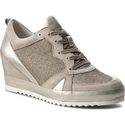 Sneakersy GABOR - 62.675.14 Argento/Muschel. Brązowe półbuty damskie Gabor, ze skóry. W wyprzedaży za 389,00 zł.