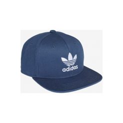 Adidas Originals Trefoil Czapka z daszkiem Niebieski. Niebieskie czapki męskie adidas Originals, z haftami, z bawełny. Za 111,95 zł.