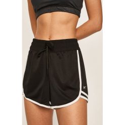Reebok - Szorty. Czarne spodenki sportowe damskie Reebok, s, bez wzorów, z poliesteru, sportowe. Za 89,90 zł.