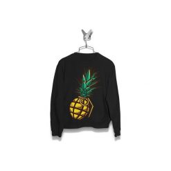 Bluza Ananas Granat Damska. Czarne bluzy damskie Failfake, l, bez wzorów, bez rękawów, bez kaptura. Za 160,00 zł.