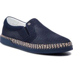 Espadryle BALDININI - 97422YNABU101010LXX Blu. Niebieskie espadryle męskie marki Baldinini, ze skóry. Za 1679,00 zł.
