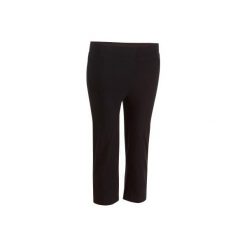 Rybaczki Gym & Pilates FIT+ 500 damskie. Czarne rybaczki damskie DOMYOS, xl, bez wzorów, z elastanu. Za 34,99 zł.