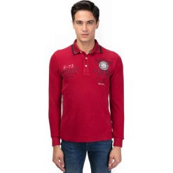 Sweter w kolorze czerwonym. Czerwone swetry męskie GALVANNI, xl, bez wzorów, z klasycznym kołnierzykiem, bez kaptura. W wyprzedaży za 239,95 zł.