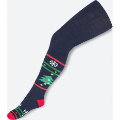 Coccodrillo - Rajstopy dziecięce 80-116 cm. Niebieskie skarpetki dziewczęce COCCODRILLO, bez wzorów, z elastanu. Za 21,90 zł.