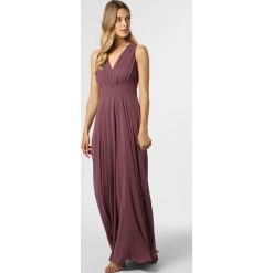 Marie Lund - Damska sukienka wieczorowa, beżowy. Brązowe sukienki damskie Marie Lund, bez wzorów, eleganckie, bez kołnierzyka, bez rękawów. Za 649,95 zł.