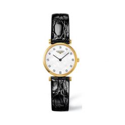 LONGINES LA GRANDE CLASSIQUE DE LONGINES L4.209.2.87.2. Białe zegarki damskie LONGINES, złote. Za 5460,00 zł.