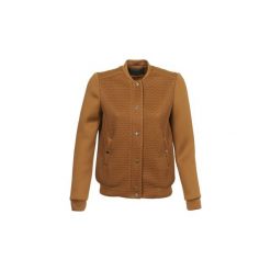 Kurtki krótkie American Retro JASMIN. Pomarańczowe kurtki damskie American Retro, bez wzorów, retro, krótkie, bez kaptura. Za 903,20 zł.