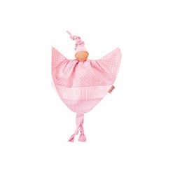 Käthe Kruse Organic Szmacianka-przytulanka kolor różowy - różowy/pink. Różowe przytulanki i maskotki marki Käthe Kruse, ze skóry. Za 92,00 zł.