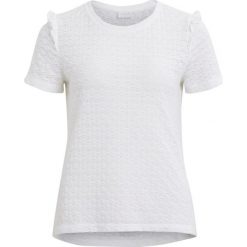 T-shirty damskie: Gładki T-shirt okrągły dekolt, krótki rękaw