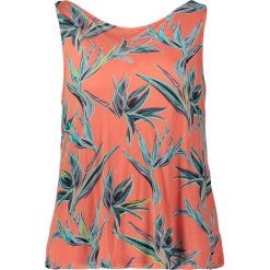 Top w kolorze pomarańczowym. Pomarańczowe bluzki damskie nietoperze Tom Tailor, xs, bez wzorów, z okrągłym kołnierzem, bez rękawów. W wyprzedaży za 45,95 zł.