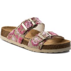 Klapki DR. BRINKMANN - 701143 Beige 8. Brązowe klapki damskie Dr. Brinkmann, bez wzorów, ze skóry, bez obcasa. W wyprzedaży za 119,00 zł.