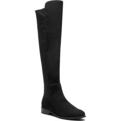 Kozaki SAGAN - 3263 Czarny Welur/Laykra. Czarne buty zimowe damskie marki Sagan, z gumy. W wyprzedaży za 349,00 zł.