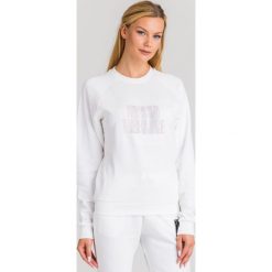 BLUZA Armani Exchange. Białe bluzy damskie Armani Exchange, s, z nadrukiem, z materiału, bez rękawów, bez kaptura. Za 469,00 zł.