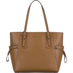 Michael Kors Voyager Small Torebka Brązowy. Pomarańczowe torebki klasyczne damskie Michael Kors, bez wzorów, ze skóry, bez dodatków. Za 1231,95 zł.