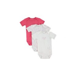 Body niemowlęce: NAME IT Girls Body dziecięce 3 szt. rouge red