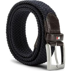 Pasek Męski TOMMY HILFIGER - New Adan Belt 3.5 AM0AM02801 85 422. Niebieskie paski męskie TOMMY HILFIGER, w paski, ze skóry. Za 219,00 zł.