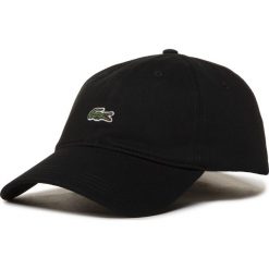 Czapka z daszkiem LACOSTE - RK4714 Noir 031. Czarne czapki męskie Lacoste, bez wzorów, z bawełny. Za 229,00 zł.