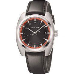 Calvin Klein Achieve Zegarek Brązowy Srebrny. Szare zegarki męskie Calvin Klein, srebrne. Za 1007,95 zł.