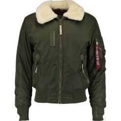 Alpha Industries INJECTOR III Kurtka Bomber dark green. Zielone marynarki męskie Alpha Industries, s, bez wzorów, z nylonu. Za 839,00 zł.