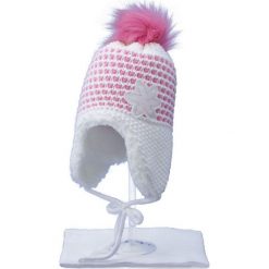 Czapka dziecięca z szalikiem CZ+S 043C. Szare czapeczki niemowlęce Proman. Za 51,40 zł.