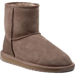 Buty EMU AUSTRALIA - Stinger Mini W10003 Mushroom 2015. Pomarańczowe kozaki damskie marki EMU Australia, z wełny, bez obcasa, bez zapięcia. Za 639,00 zł.