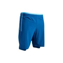 Spodenki 3 w 1 do piłki nożnej F540. Czarne spodenki i szorty męskie KIPSTA, s, z elastanu. Za 69,99 zł.