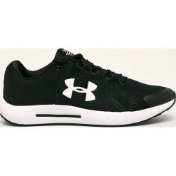 Under Armour - Buty Micro G Pursuit BP. Czarne buty sportowe męskie Under Armour, z materiału, na sznurówki. Za 249,90 zł.