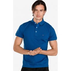 Tommy Hilfiger Polo Koszulka Niebieski. Niebieskie podkoszulki męskie TOMMY HILFIGER, s, bez wzorów, z bawełny, polo, bez rękawów. Za 326,95 zł.