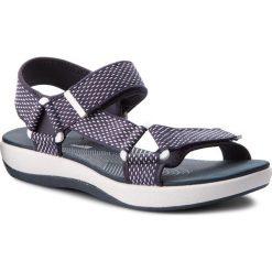 Rzymianki damskie: Sandały CLARKS – Brizo Cady 261325664 Navy/White