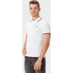 Diesel T-Randy-Broken Polo Koszulka Biały. Białe podkoszulki męskie Diesel, m, bez wzorów, z bawełny, polo, bez rękawów. Za 335,95 zł.