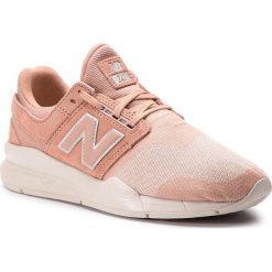 Sneakersy NEW BALANCE - WS247HPC Pomarańczowy. Pomarańczowe półbuty damskie New Balance, ze skóry. W wyprzedaży za 279,00 zł.