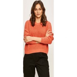 Only - Sweter. Pomarańczowe swetry damskie ONLY, s, bez wzorów, z bawełny, bez rękawów, bez kaptura. W wyprzedaży za 79,90 zł.