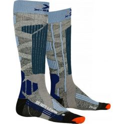 Skarpety X-SOCKS SKI RIDER 4.0. Szare skarpetki damskie X SOCKS, bez wzorów. Za 120,00 zł.