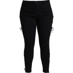 Rurki damskie: Simply Be CHLOE LACEUP Jeans Skinny Fit black